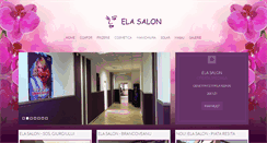 Desktop Screenshot of ela-salon.ro